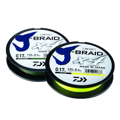Image of Daiwa J Braid X4E 0.17mm 8,4kg 135m dark green Braided fishing line