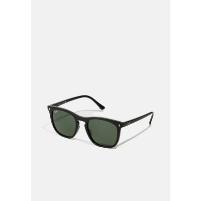 Image of Ray Ban Unisex Sunglasses, Size: 53, Black/green