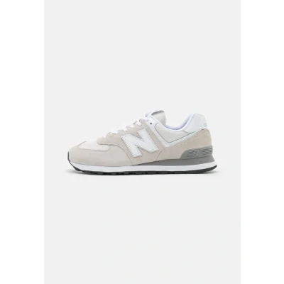 Image of New Balance WL574 Trainers, Women&#039;s, Size: 3, White Leather and textile