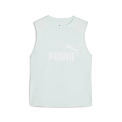 Image of Puma LOGO SLIM TANK Top, Women&#039;s, Size: Medium, Peaceful blue