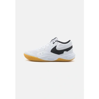 Image of Nike Performance Hyperquick Volleyball shoes, Size: 12, White/black Textile/synthetics