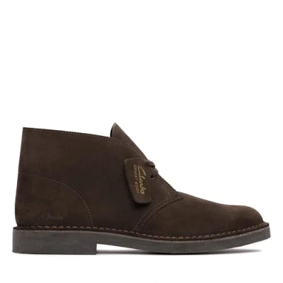 Image of Clarks Men&#039;s Desert Bt Evo Derby, Dark Brown Suede, 6.5 UK