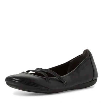 Image of Tamaris Women&#039;s 1 22110 42 Ballet Flats, black, 3.5 UK