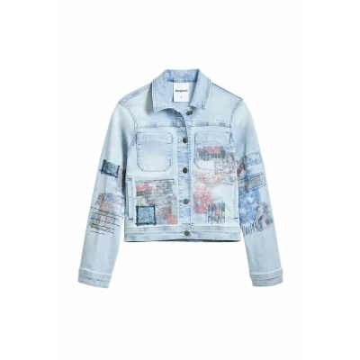Image of Desigual Denim jacket, Women&#039;s, Size: 14, Blue