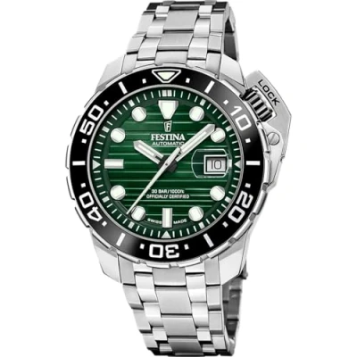Image of Festina COSC F20043/4 Automatic Mens Watch, bracelet