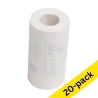 Image of Exacompta SumUp Ref. 40762E Box of 20 Thermal Rolls for Credit Card 57x30mm, 1 ply 55g/m² Phenol Free, Without Cardboard core, Zero Plastic Waste Length +/ 2m: 9m, White
