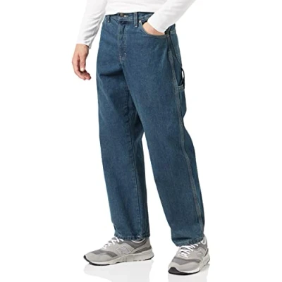 Image of Dickies Utility Relaxed fit jeans, Men&#039;s, Size: 30x32, Rinsed indigo blue