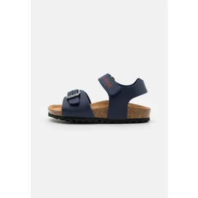 Image of Geox Boy&#039;s J Ghita B Sandals, Navy Red, 1 UK