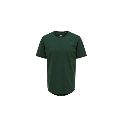 Image of Only &amp; Sons Onsbenne LIFE Longy Basic Tshirt grün4, Men&#039;s, Size: XXL, Grün 4