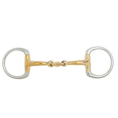 Image of BR Double Jointed Eggbutt Snaffle Soft Contact 14 mm Cuprigan