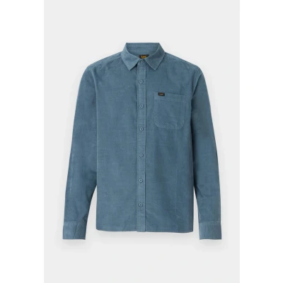 Image of Lee Leesure Shirt Shirt, Men&#039;s, Size: Large, Vintage blue