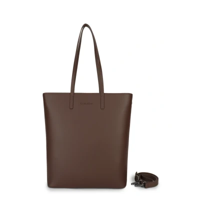 Image of Carlheim Women&#039;s Totebag Ella Premium Genuine Leather Sling Bag, Brown, One Size, Minimal
