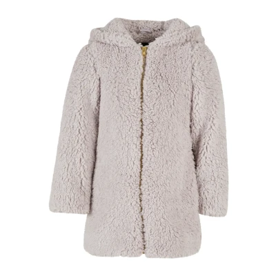 Image of Urban Classics Sherpa Winter coat for kids, Size: 7 8y, Warmgrey