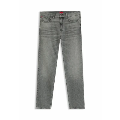 Image of HUGO SLIM FIT Straight leg jeans grey, Men&#039;s, Size: 30x34, Grey