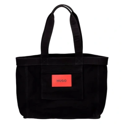 Image of HUGO Becky Tote Unisex bag, Size: One Size, Black