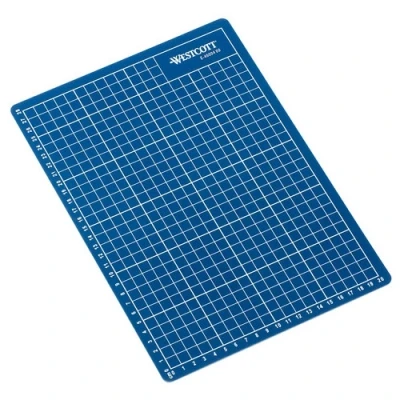 Image of Westcott A4 300 x 220 3 mm Cutting Mat Blue