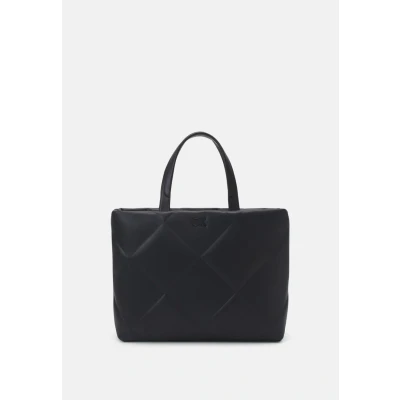 Image of Calvin Klein Quilt Large Shopper Tote bag, Women&#039;s, Size: One Size, Black