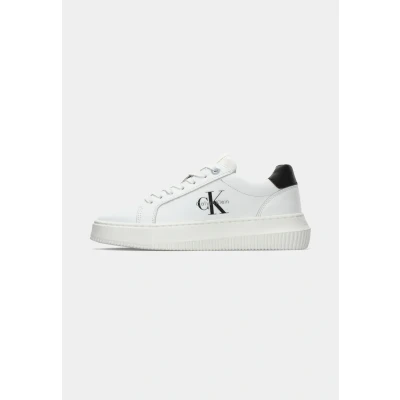 Image of Calvin Klein Jeans Trainers, Women&#039;s, Size: 36, Bright white/black shoes