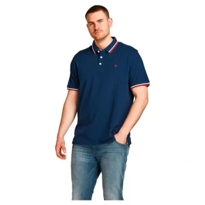 Image of Jack &amp; Jones Jjepaulos Polo shirt, Men&#039;s, Size: 2XL, Navy