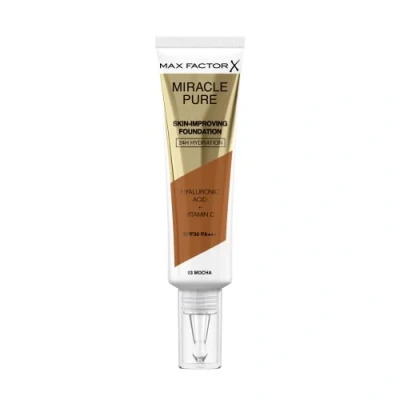Image of Max Factor Miracle Pure Skin Improving Foundation 30ml (Various Shades) Mocha