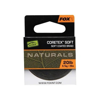 Image of Fox Edges Naturals Coretex Soft hooklink 20lb (20m) Carp material