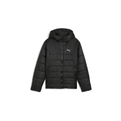 Image of Puma Hooded Padded Winter jacket for kids, Size: 6y (5 6y), Black