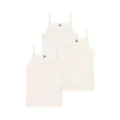 Image of Petit Bateau KIDS Chemises 3 PACK Undershirt multicoloured for kids, Size: 10y, Multi coloured