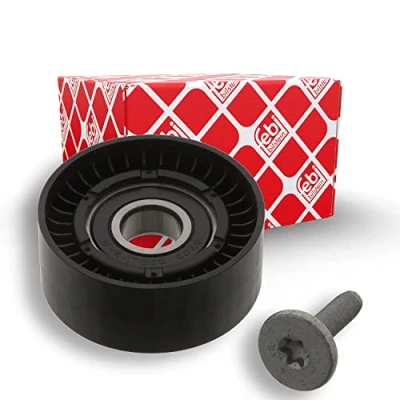 Image of Deflection/Guide Pulley, v ribbed belt FEBI BILSTEIN 44977