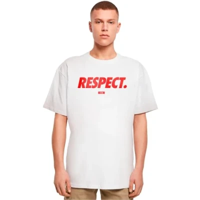 Image of Mister Tee Men&#039;s Upscale Football&#039;s Coming Home Respect Oversize T Shirt, 100% Cotton, White, 5XL, XXXXX Large, 5XL