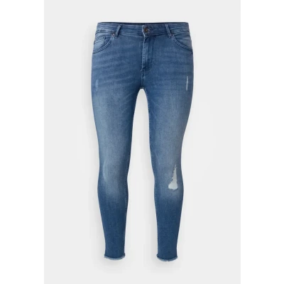Image of ONLY Carmakoma Carwilly Jeans Skinny Fit, Women&#039;s, Size: 24, Medium blue denim