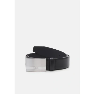 Image of BOSS Baxton Belt, Men&#039;s, Size: 42, Black