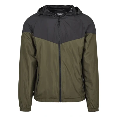 Image of Urban Classics Windrunner Soft shell jacket for kids, Size: 5 6y, Black/darkolive