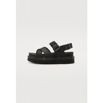 Image of Dr. Martens VOSS II Platform sandals, Women&#039;s, Size: 4, Black athena Leather