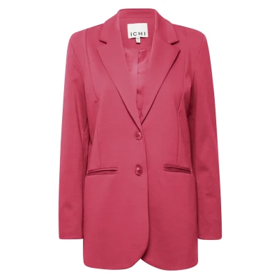 Image of ICHI Blazer, Women&#039;s, Size: Small, Raspberry wine