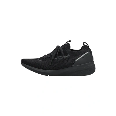 Image of Tamaris Women&#039;s 1 23714 42 Trainers Sneaker, Plain Black, 3.5 UK