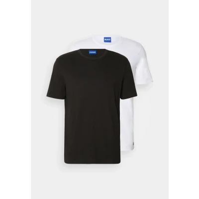 Image of HUGO Naolo 2 PACK Basic Tshirt, Men&#039;s, Size: XS, White black