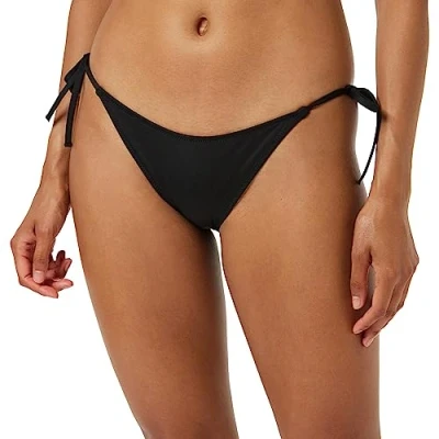 Image of Calvin Klein Women&#039;s Thong Side Tie String Lacing, Black (Pvh Black), L