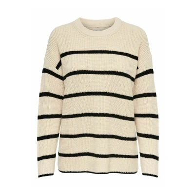 Image of ONLY Onlpernille O NECK NOOS Jumper, Women&#039;s, Size: XS, Pumice stone