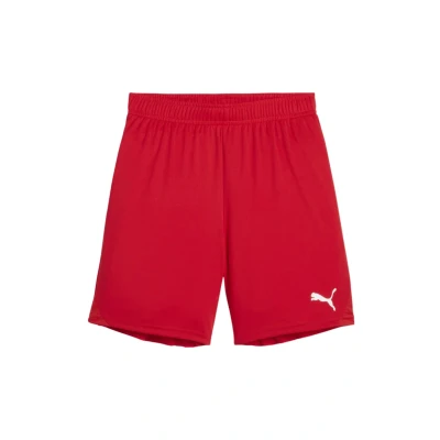 Image of Puma Teamgoal Sports shorts for kids, Size: 5 6y, Rotweiss