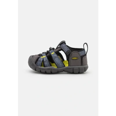 Image of Keen Seacamp II CNX Youth Unisex Walking sandals for kids, Size: 2, Blue Textile
