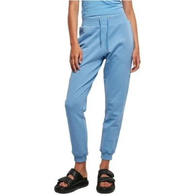 Image of Urban Classics HIGH Waist Tracksuit bottoms, Women&#039;s, Size: 5XL, Horizonblue