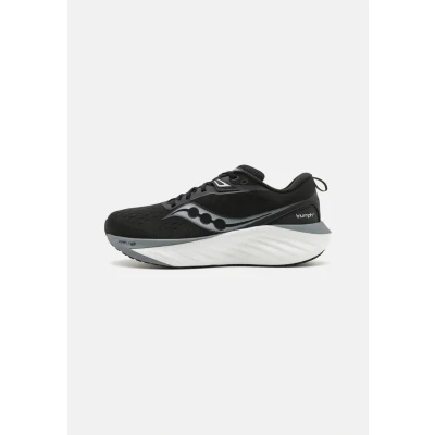 Image of Saucony Triumph 22 Neutral running shoes, Men&#039;s, Size: 9.5, Black/white Textile/synthetics