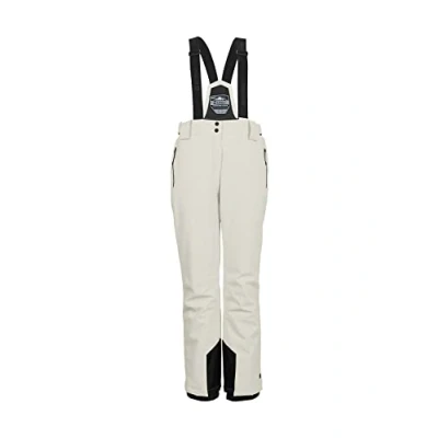 Image of Killtec 37559 000 Functional Ski Trousers with Removable Straps, Edge Protection and Snow Guard, White, 40