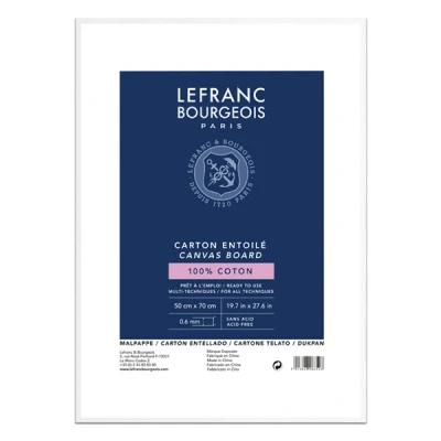 Image of Lefranc Bourgeois Colouring Cardboard, Cotton, White, 50 x 70cm Malpappe