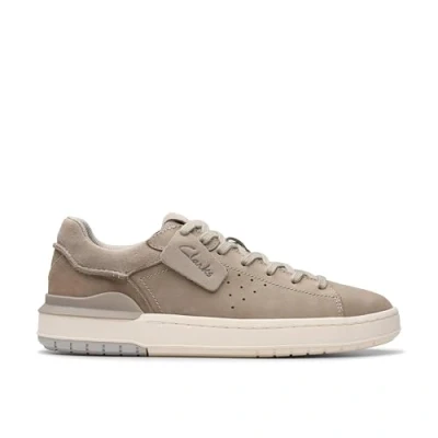 Image of Clarks COURTLITE2 RUN Trainers, Men&#039;s, Size: 10.5, Grey Nubuck