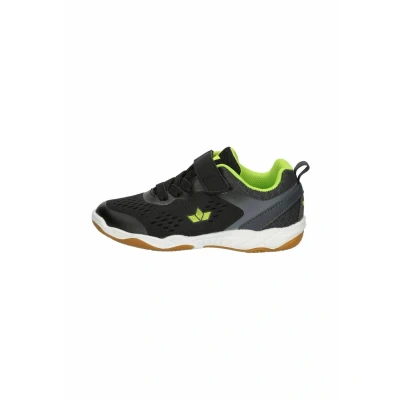 Image of Lico Boys Unisex Children&#039;s Key VS Indoor Trainers, Black/Anthracite/Lemon, 27 EU, Black Anthracite Lemon, 9 UK Child