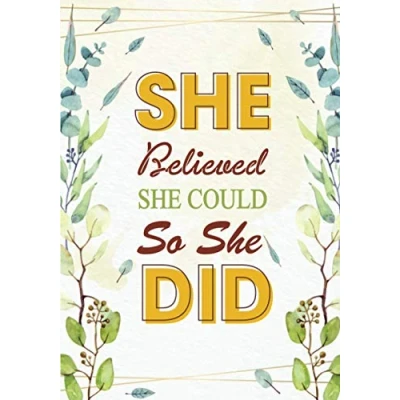 Image of She Believed Could So Did (Diary, Notebook, Journal For Women):