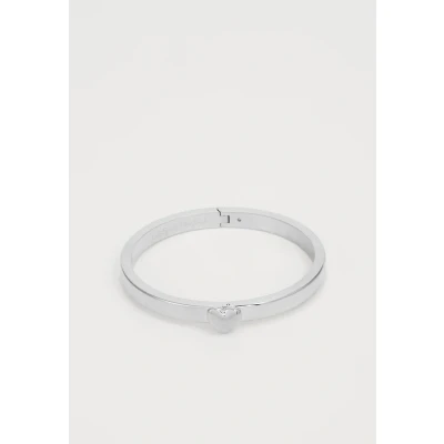 Image of kate spade new york Heart YOU Hinged Bangle Bracelet silvercoloured, Women&#039;s, Size: One Size, Silver coloured