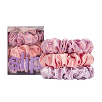 Image of Slip Silk Large Scrunchies (Various Colours) Multi