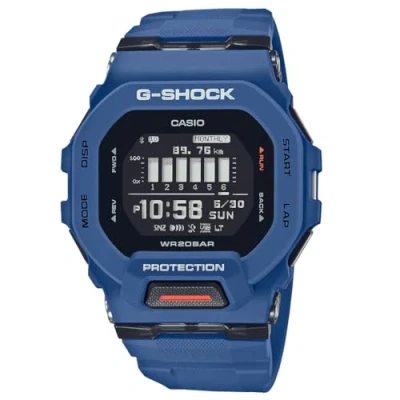Image of G SHOCK Squad Unisex Digital watch, Size: One Size, Blue